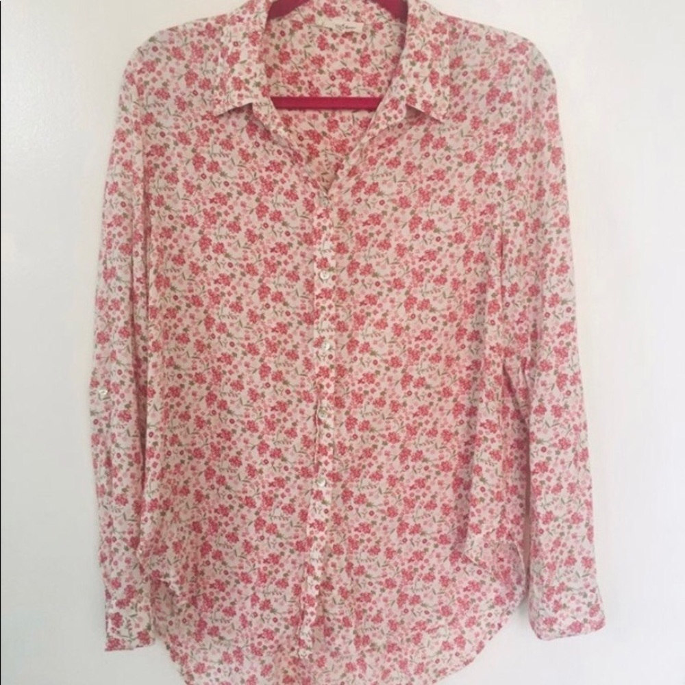 Jane and Delancey Floral Button down.